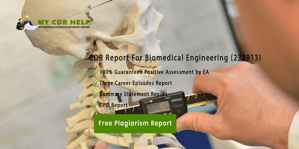 Bio medical engineer CDR Sample