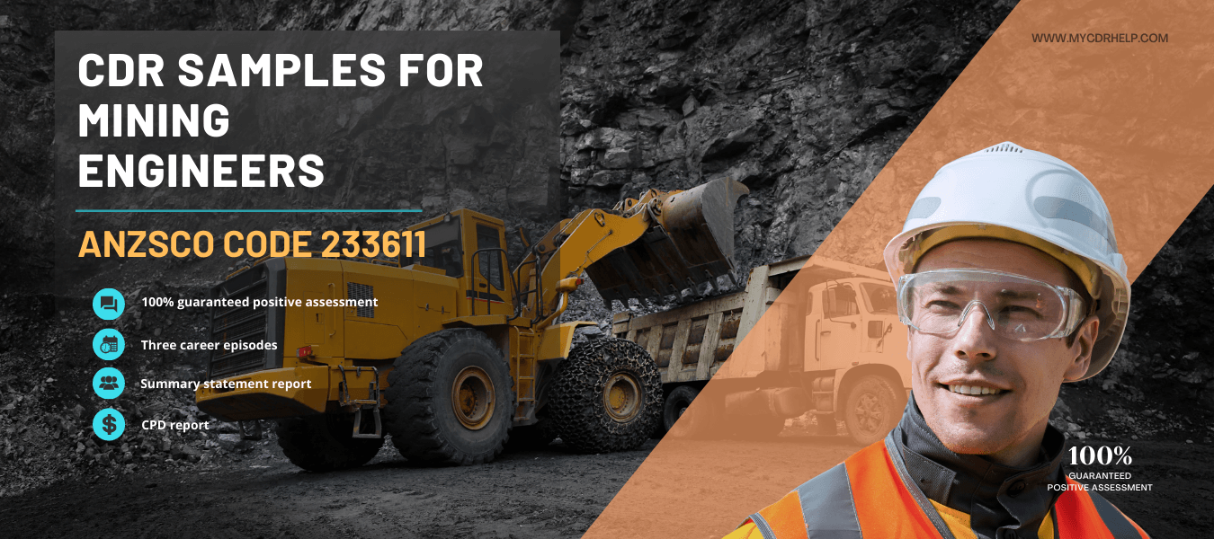 Mining engineer CDR sample