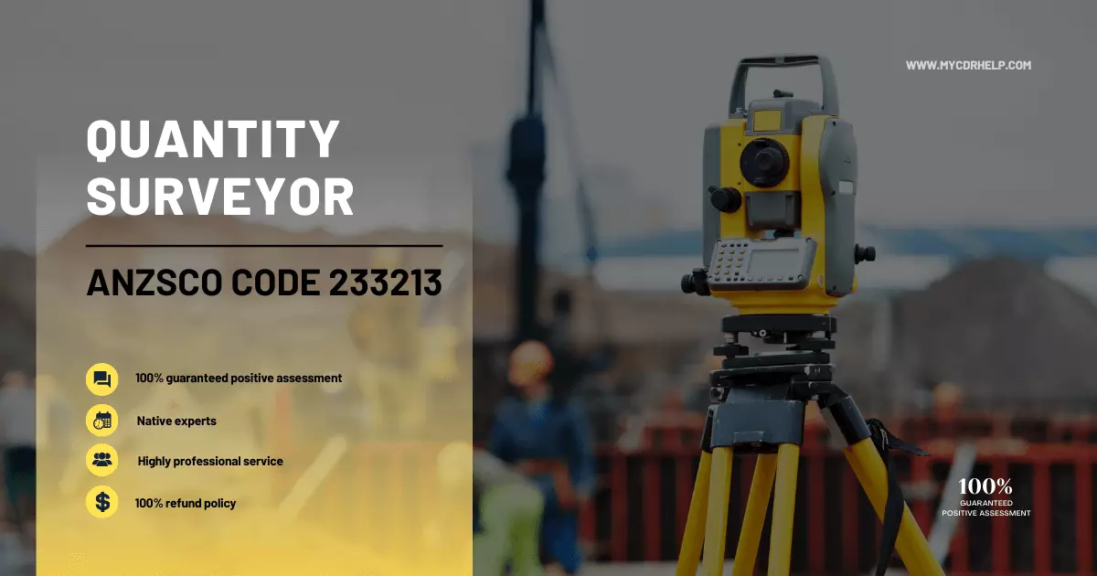 Quantity Surveyor CDR Report