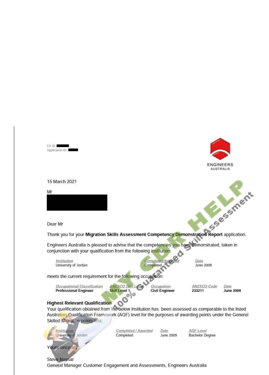 EA Approved CDR report Aug 2020