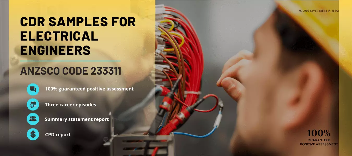 Electrical engineer CDR sample