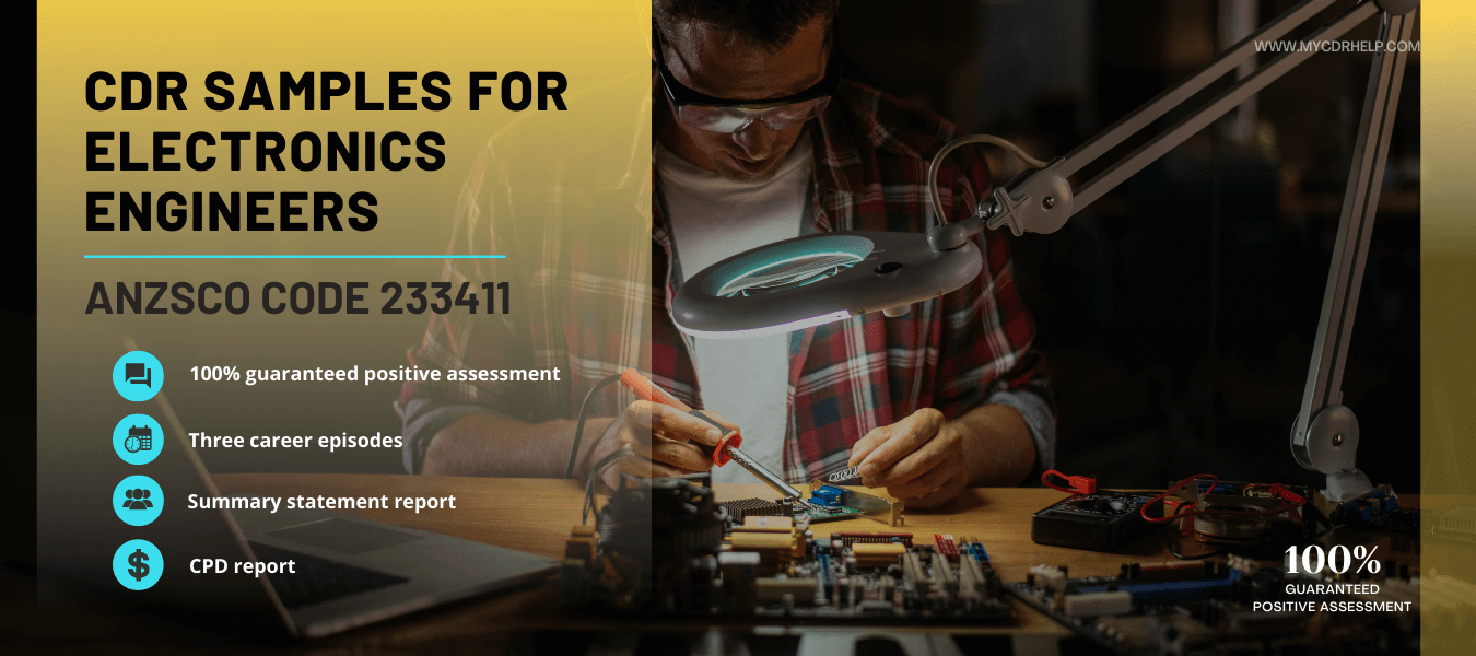 Electronics engineer CDR sample latest