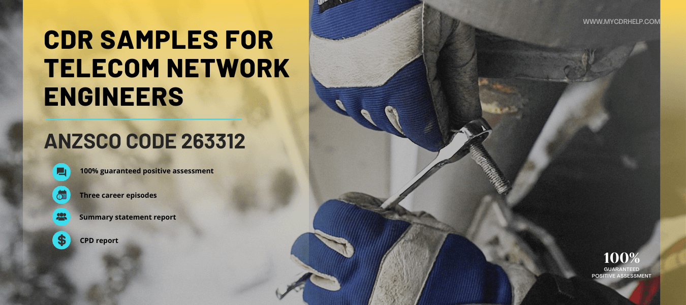 Telecommunication network engineer CDR Sample latest