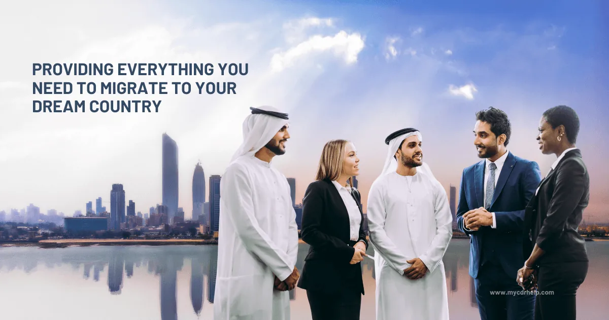 Cdr Immigration Saudi Arabia Illustration