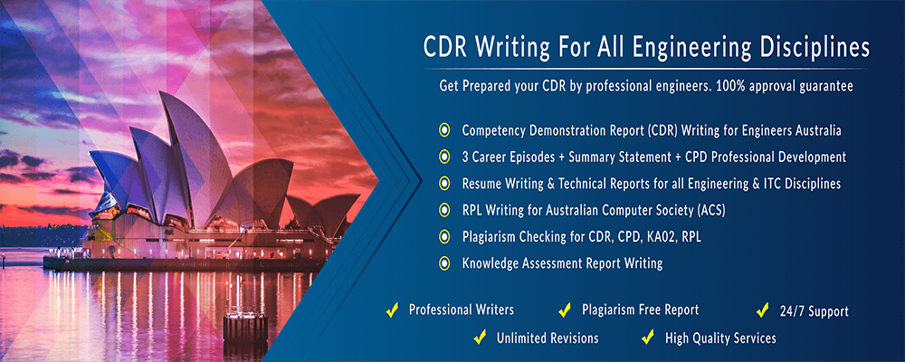 CDR Writing Help