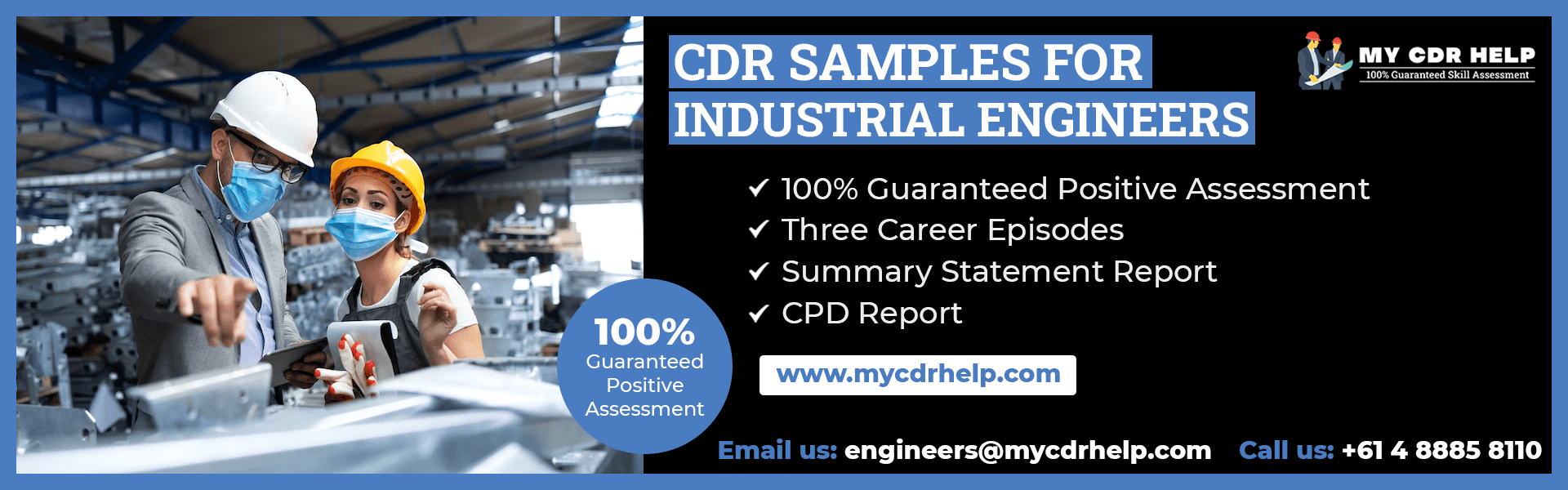 Industrial Engineer CDR Sample