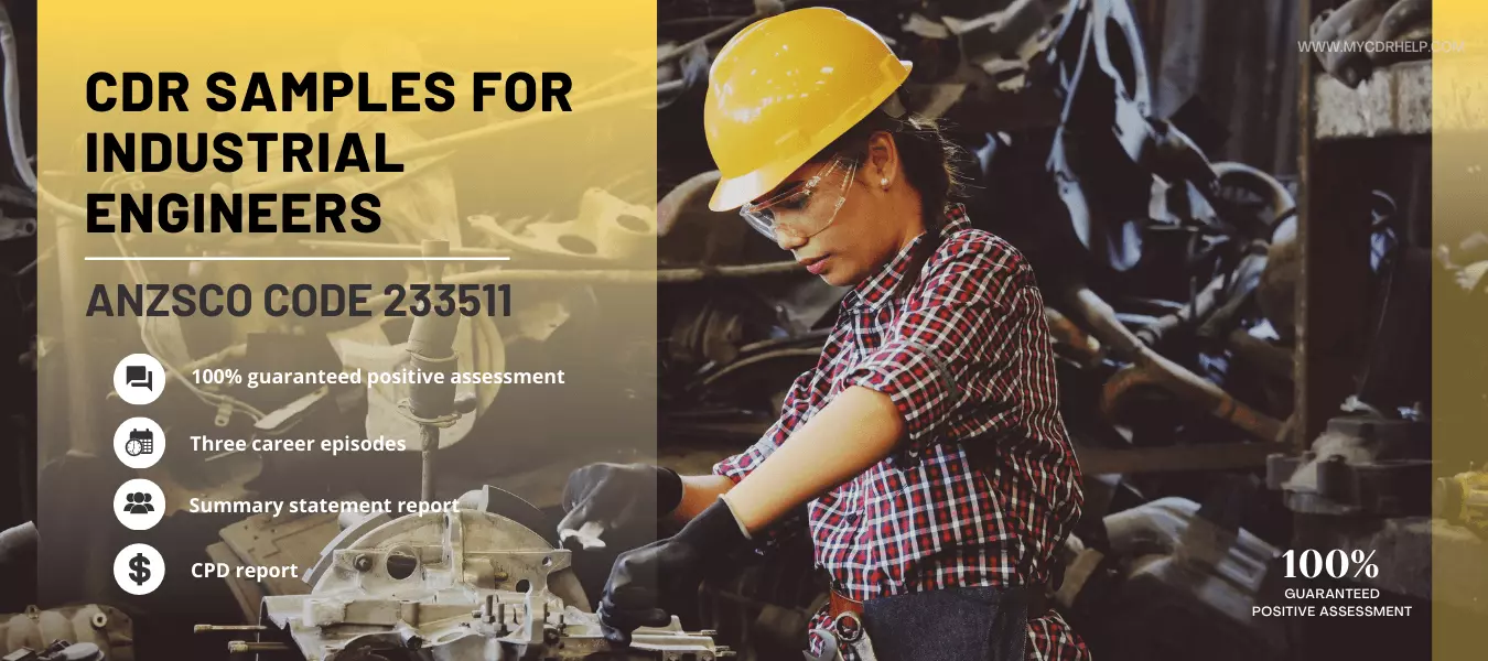 EA Approved CE 3 CDR Sample Industrial Engineer