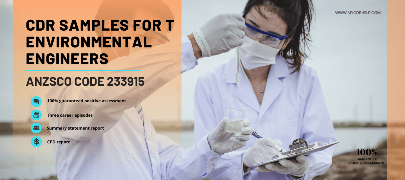 environmental engineer CDR sample latest