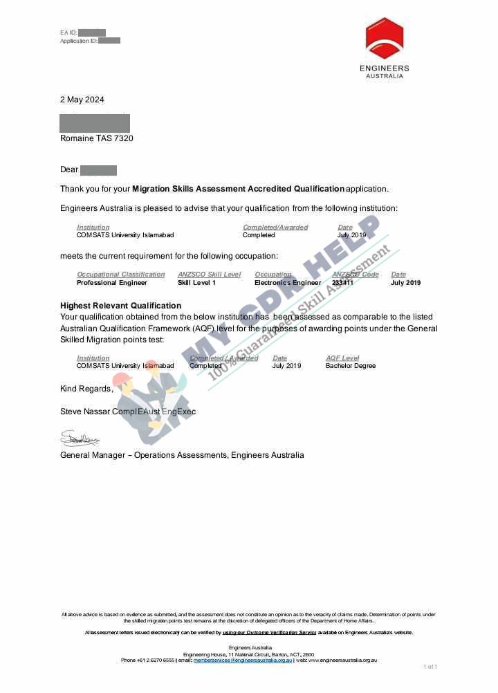 CDR Engineer Letter 2 May