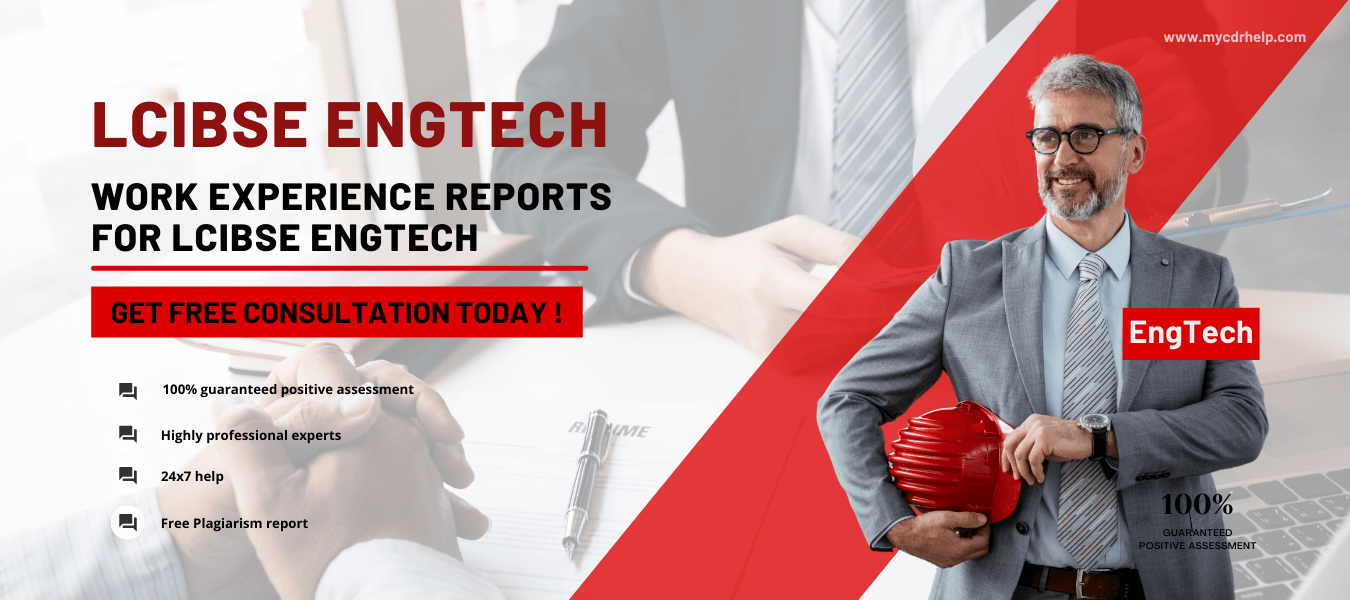 work experience reports for LCIBSE Eng Tech